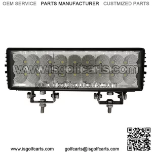 11" Golf Cart LED Light Bar - 12V-24V (54 Watt / 4,050 Lumens, Fits All Carts)