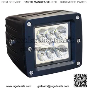 3.25" Golf Cart LED Utility Spotlight - 12-24V (24 Watt / 1,500 Lumens, Fits All Carts)