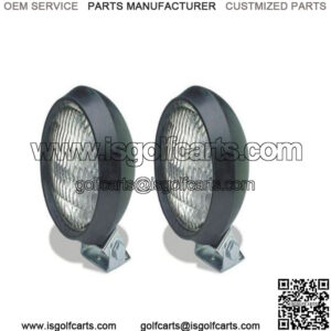 4" Round Utility Golf Cart/Tractor Truck Work Lamp Set