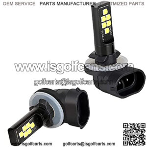 Golf Cart LED Light Headlights Bulb for Club Car DS (1999+) and (2004+) Precedent??Pack of 2