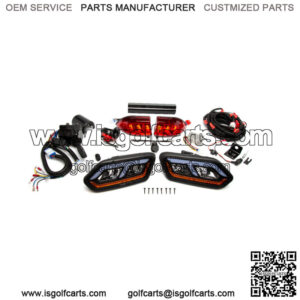 Club Car Tempo Golf Cart Ultimate Plus Headlight Kit Fits 2018-Up