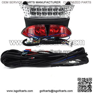 Club Car Precedent Electric Golf Cart All LED Light Kit w Bucket Harness 08.5-UP