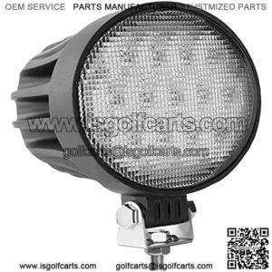 6.5inch Oval LED Tractor Lights 12/24V 5850LMS 65W High Power Working Lamp Compatible with John Deere Tractor 4010 4230 4430 3010 Offroad 4x4, 4WD, and More(Flood Beam)