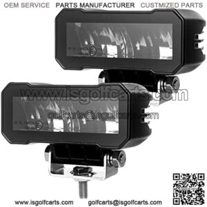 LED Light Bar, 4.6 inch LED Driving Beam Lights Pod 50W Work Lighting Drive Spotlight Off-Road LED Cubes Light for Truck Motor ATV UTV SUV Pickup Boat (2PCS 4200LM)