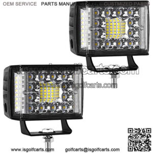 12V LED Light Bar 2PCS 36WLed Pods Flood Spot Off Road Driving Fog Lights for Trucks Boat ATV