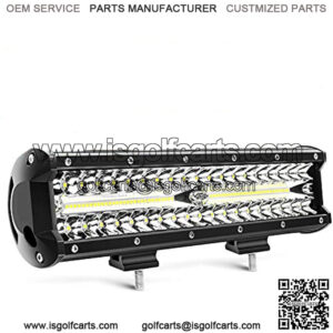 Led Light Bar 12Inch 300W Triple Row Flood Spot Combo 30000LM Bar Driving Boat Lighting Led Off Road Lights for Trucks