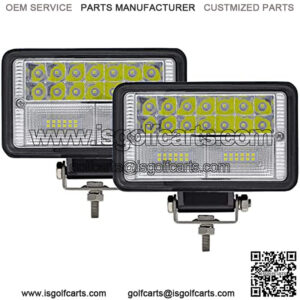 LED Tractor Lights 2PCS Approx 6Inch Combo Beam Driving Lights Work Auxiliary Lights fit for Tractor Truck Equipment Vehicle Pickup UTV ATV Golf Cart