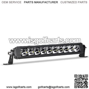 12 inch Led Light Bar Screwless IP67 Waterproof Light Bar Off Road Work Light Spot Flood Light for Jeep Wrangler,for F-150/Ranger/Explorer,Tacoma/Camry/Accord, 4Runner,Ram,ATV,UTV