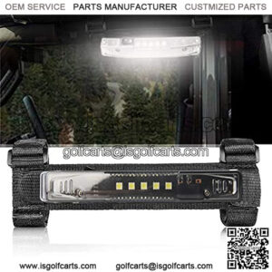 OPL5 Universal Roll Bar Mount for LED Light UTV Interior Light Utility Courtesy Work Light Wraparound Roll Light Bar Dome Light for UTV ATV Truck Car Off Road Vehicle