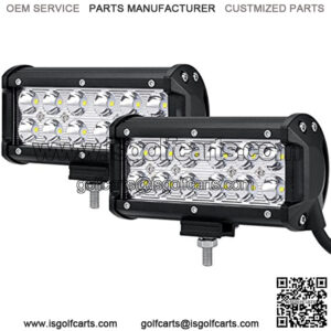 7inch LED Light Bar, 36W Spot Off Road Driving Light Super Bright Led Spot Light Pod IP67 Waterproof Backup Light for trucks 4x4 Military Mining Boating Farming and Heavy Equipment