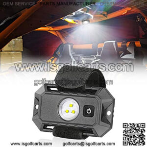 LED Dome Light, Niking Auto Universal Roll Bar Mount LED Interior Light Dome Light w/Switch Roll Cage Light Car Reading Light Courtesy Work Light for UTV ATV Polaris RZR Golf Cart