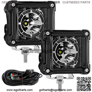 3 Inch LED Cubes with DRL 2 Modes LED Light Bar 20W Offroad Spot Light LED Work Light Driving Light Cube Light Pods Fog Light for Jeep Truck 4x4 ATV Motorcycle