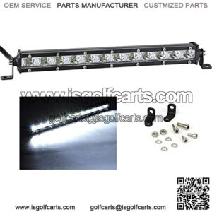 LED Light Bar, Single Row LED Light Bar 36W 3600LM Ultra Slim 14 inch LED Driving Off Road Lights Bar Spot Flood Combo Waterproof LED Auxiliary Work Lights for Truck SUV ATV Boat Tractor