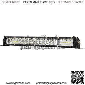 Led Light Bar for Truck, 15in Double Row Light Bar 120W 12000lm Waterproof Spot Flood Combo LED Light Bar, Driving Fog Lights for Off-Road UTV Truck ATV SUV