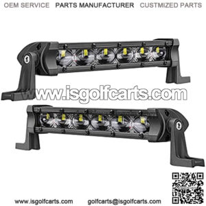 Slim LED Light Bar 2 PCS 6 Inch 36W Single Row LED Light Bars LED Driving Lights LED Pods Light LED Fog Lights Off Road Lights with Spot Beam for Truck SXS Motorcycle UTV ATV