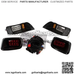 Golf Cart LED light Kit Adjustable Headlights For EZGO TXT 1994-2013