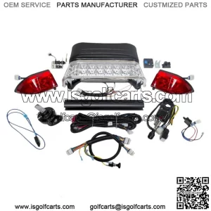 LED Light Kit Fits Electric Club Car Gas Precedent GTW Mid 2008-Up Golf Carts