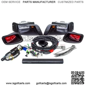 Golf Cart Street Legal HALO/LED Upgrade Light Kit Turn Horn Brake for EZGO TXT