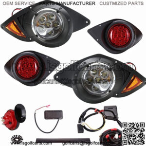 Golf Cart LED Light Kit for Yamaha G29 YDR Drive 07+ &Turn Signal Horn Brake 12V