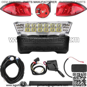 Golf Cart Headlight Taillight LED Light Kit for Club Car Precedent 2004-up 12V