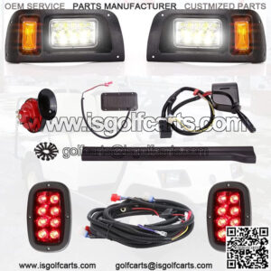 Golf Cart LED Light Kit for 93+ Club Car DS 12V Turn Signals Brake Legal Street
