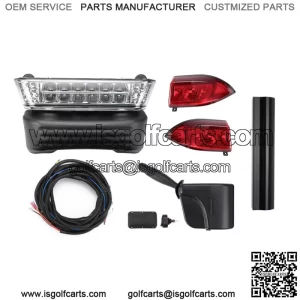 Golf Cart Deluxe LED Headlight & Tail Light Kit for Club Car Precedent 2004+