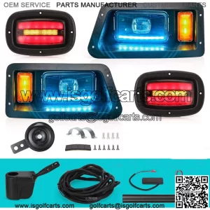 Golf Cart LED Light Kit for Yamaha G14 G16 G19 G22 W/Low High Beam Turn Signal