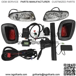 EZGO RXV (2008-2015) LED SUPER DELUXE LIGHT KIT with UPGRADED TURN SIGNAL SWITCH