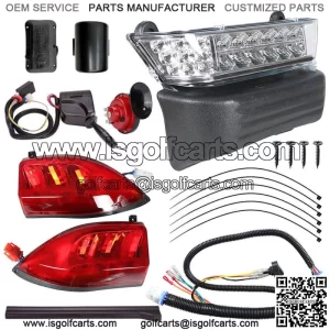 Deluxe Golf Cart LED Light Kit for Club Car Precedent 2004-up with Turn Signals