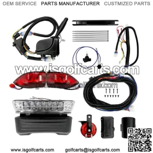 GOLF CART LED DELUXE All LED LIGHT KIT W/ TURN SIGNALS FOR CLUBCAR PRECEDENT 04