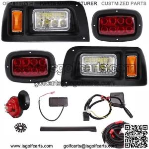 Turn Signals Brake Light Horn Street Legal Club Car DS 93+ LED Deluxe Light Kit
