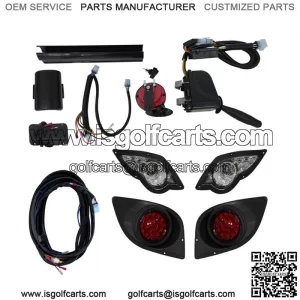 Golf Cart LED Light Kit Turn Signal Horn Brake 12V For Yamaha G29 YDR Drive 07+