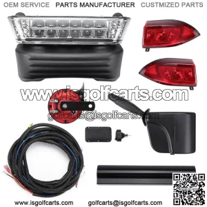 Deluxe Club Car Precedent W/ Turn Signals Brake 12v Golf Cart Led Light Kit Fit