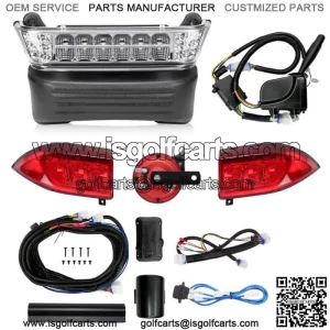 For Club Car Precedent Deluxe LED Lights Kit Turn Signal Horn G&E model 2004+