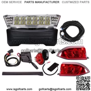 GOLF CART LED DELUXE All LED LIGHT KIT W/ TURN SIGNALS FOR CLUB CAR PRECEDENT 04