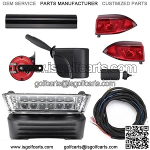 DELUXE FOR CLUB CAR PRECEDENT LED All LED LIGHT KIT W/ TURN SIGNALS GOLF CART 04