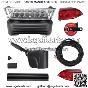 Club Car Precedent W/ Turn Signals Brake 12v Golf Cart Led Deluxe Light Kit Fit