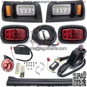 Golf Cart LED Light Kits for Club Car DS Gas & Electric Carts with Turn Signal