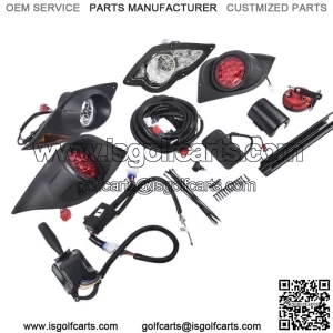 For Yamaha Drive G29 2007-16 Golf Cart Halogen Tail Light Kit & Turn Signal Horn