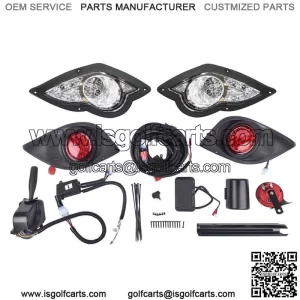 Golf Cart LED Light Kit for Yamaha G29 With Low High Beam Turn Signal 2007-2016