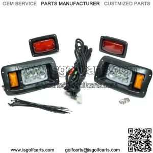LED Light Kit Adjustable Headlights / Tail Lights For Club Car DS 1982 and UP
