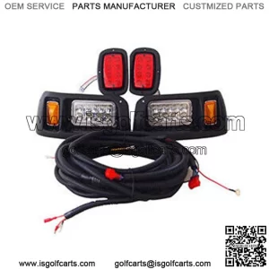 Club Car DS Light Kit Fits Factory Body 1993-2013, 12V LED Headlights Taillights