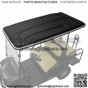 golf cart extended long top canopy roof BLACK club car Ezgo yamaha star 80" 80
