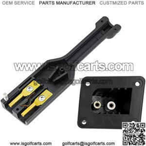 Golf Cart Charger Plug and Socket, 36V Powerwise Charger Receptacle, for EZGO Medalist TXT 1996 Up Electric Golf Carts Replaces Part Number 73345-G01??73063-G01