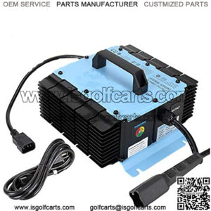48V 20A Fast Charge Golf Cart Battery Charger,Intelligent Battery Charger for Golf Cart with Connector Plug for Yamaha G29 (Input 110V)