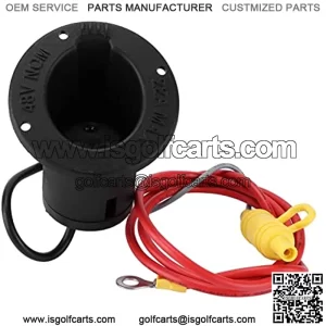 Recept??culo del Cargador Cargador de Coche de 48 V Conjunto de Recept??culo de Fusibles 101802101 Accesorios de Repuesto para los Modelos de Coche Club de 48 V desde 1995 en Adelante