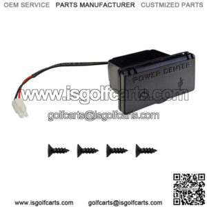 Golf Cart 12v Outlet USB Charger USB Port USB Power Center Ezgo Club Car Yamaha