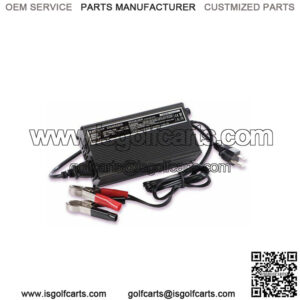 48 Volt Golf Cart Battery Charger Storage Maintainer with Clips,