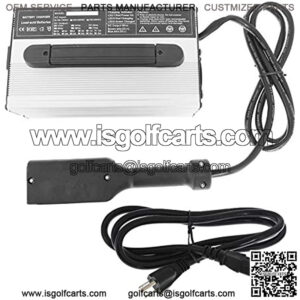 36 Volt 15 Amp Battery Charger Replacement for EZGO TXT Golf Cart 96-Up D Style Powerwise Handle