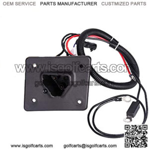Golf Cart 48V Battery Charger Plug or Receptacle for EZGO RXV & TXT, OEM# 602529 611218 604321 8009